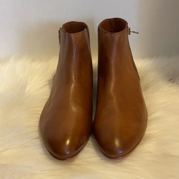 TED BAKER LEATHER BOOTIES - Picture 1 of 7